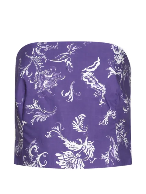 Rosie Assoulin top con estampado floral