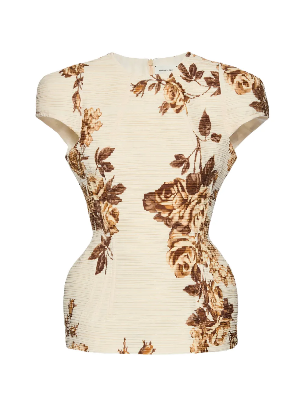 Magda Butrym floral print blouse - Toni neutri