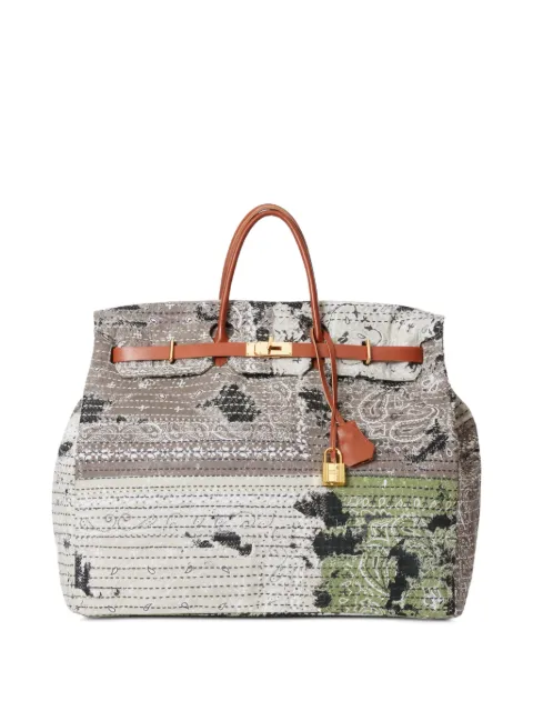 Paris Laundry  camouflaged-bandana patchwork holdall