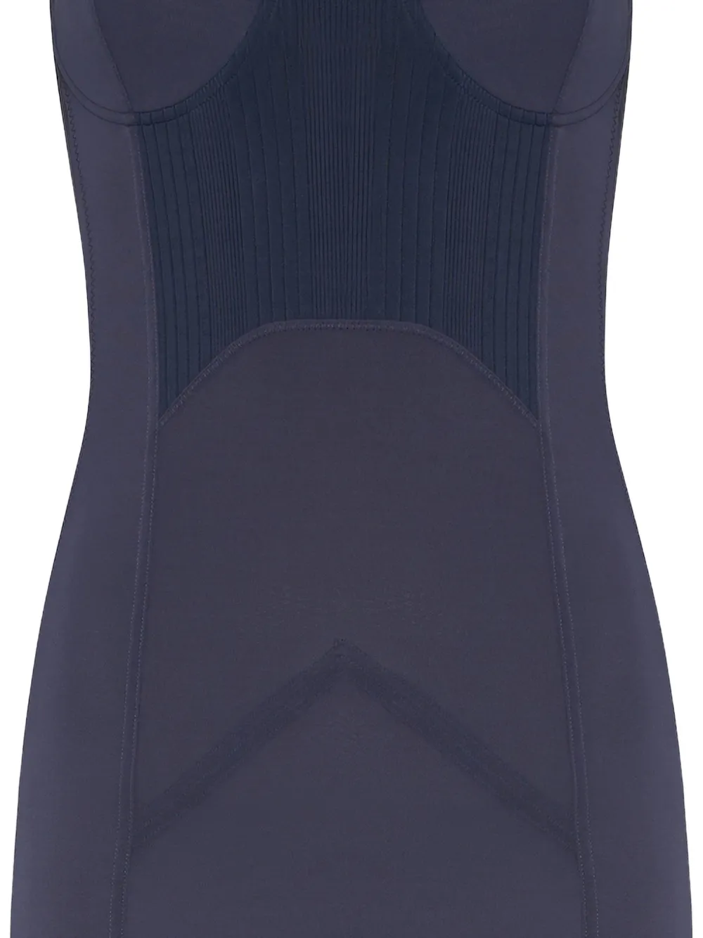 Jean Paul Gaultier Strapless mini-jurk Blauw