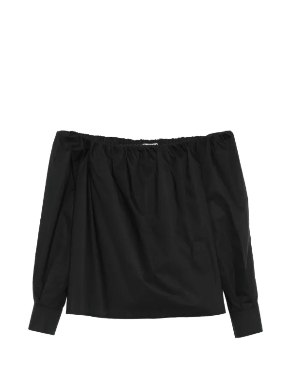 Su オフショルダーネック ブラウス | ブラック | FARFETCH JP