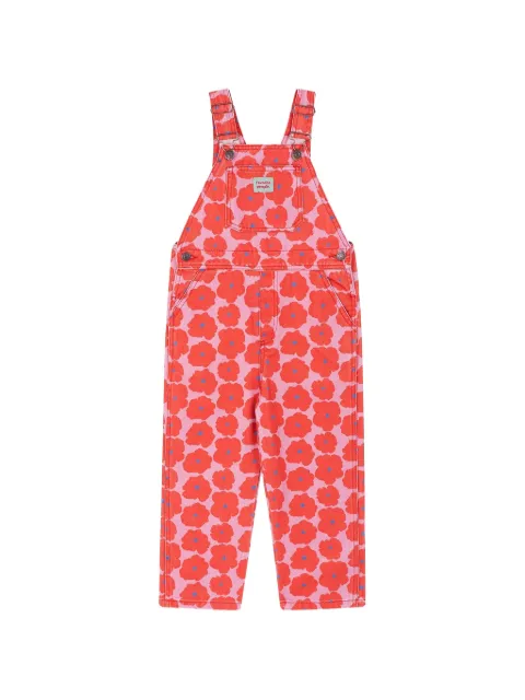 Favorite People Napoli floral pocket overalls