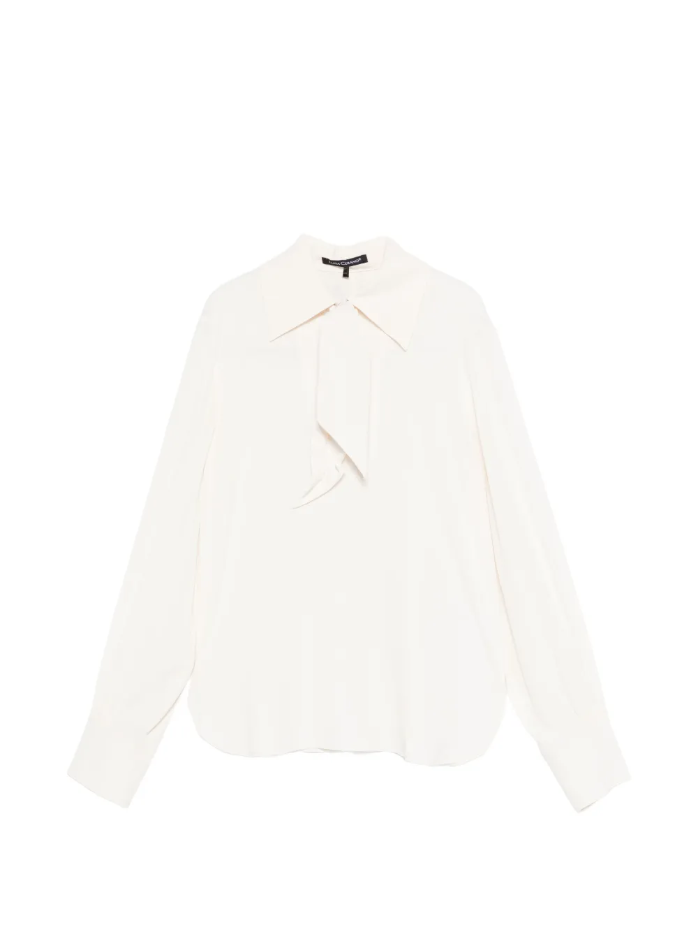 Luisa Cerano Camicia con collo lavallière - Toni neutri