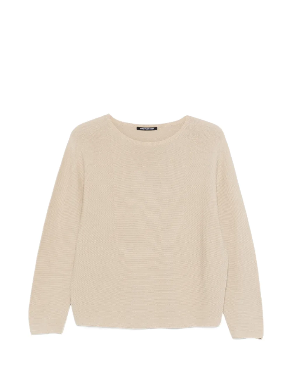 Luisa Cerano Pullover mit Rundhalsausschnitt - Nude