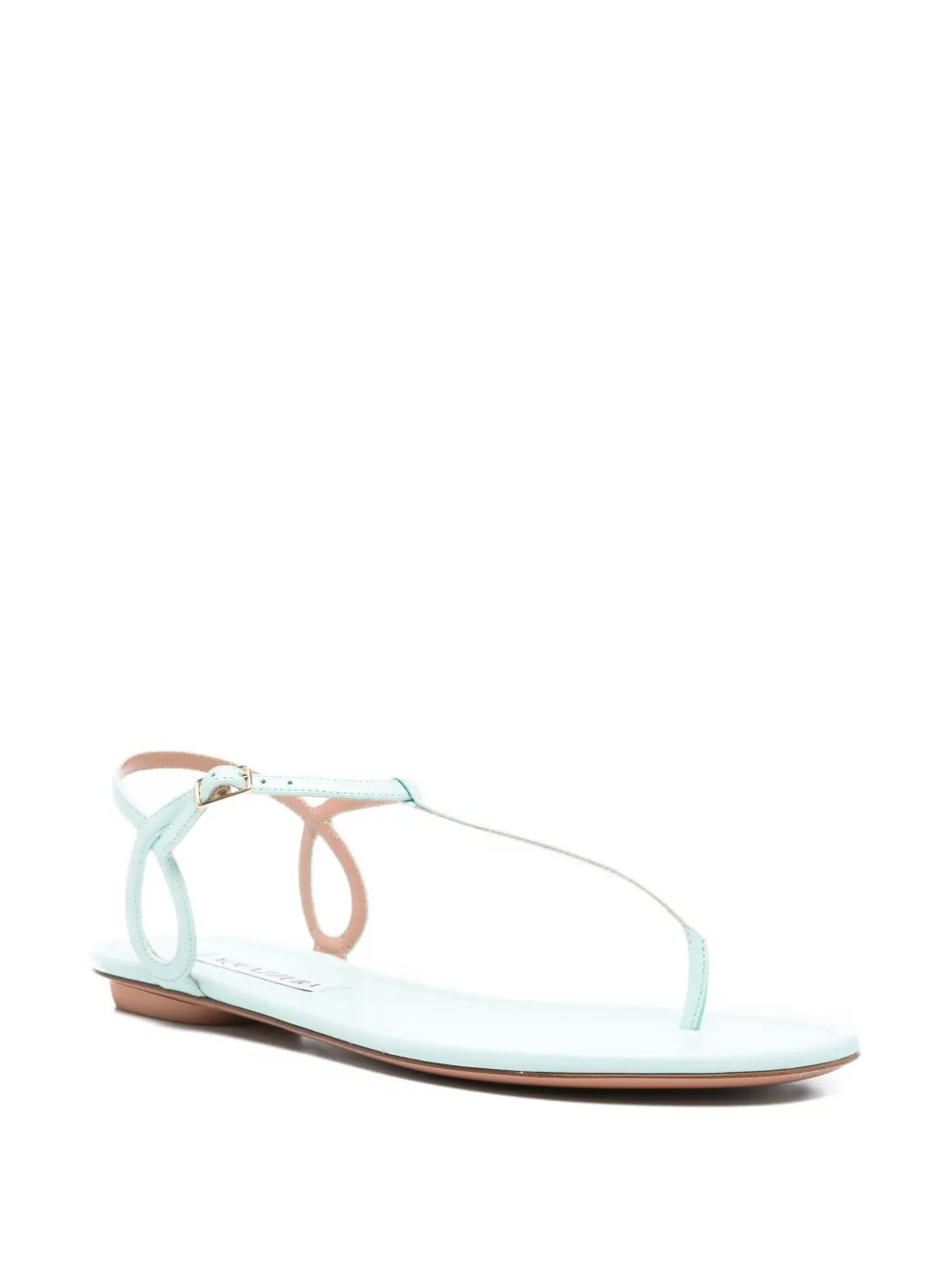 Aquazzura Almost Bare flat sandals Blauw