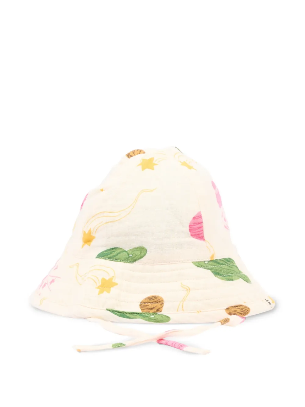 Mini Rodini space-print sun hat - Toni neutri