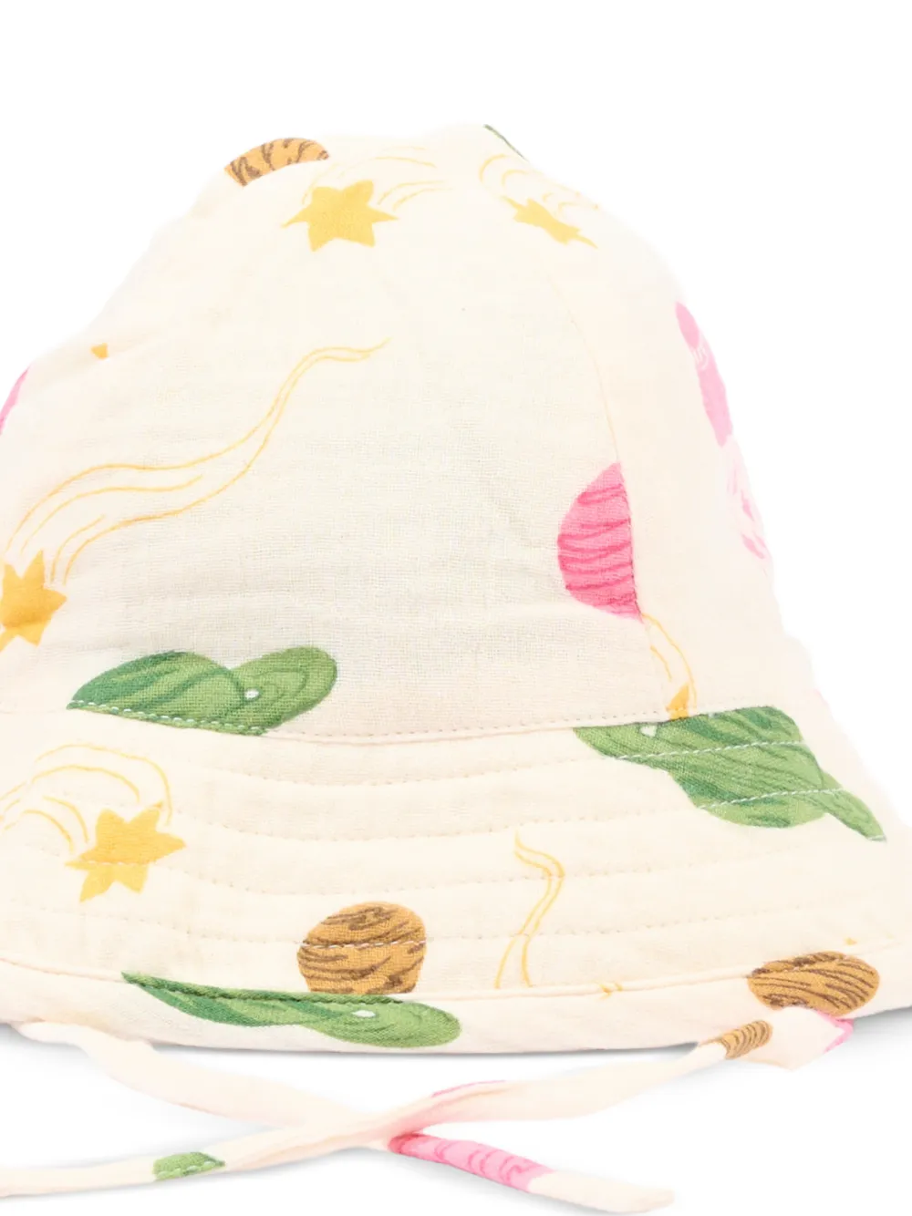 Mini Rodini Zonnehoed met ruimteprint Beige