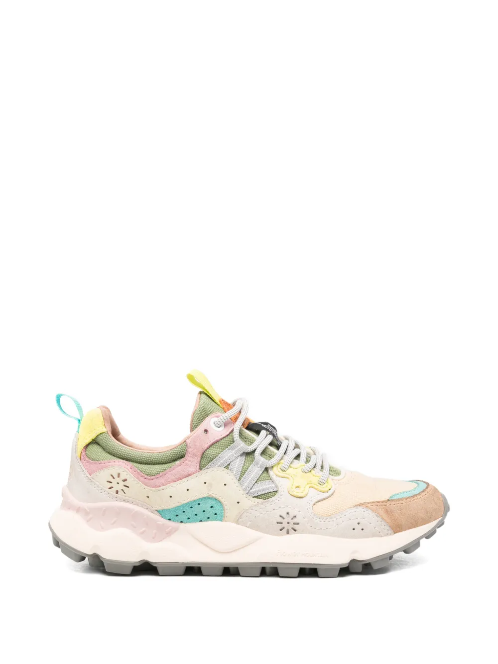 FLOWER MOUNTAIN Yamano 3 lace-up sneakers Beige