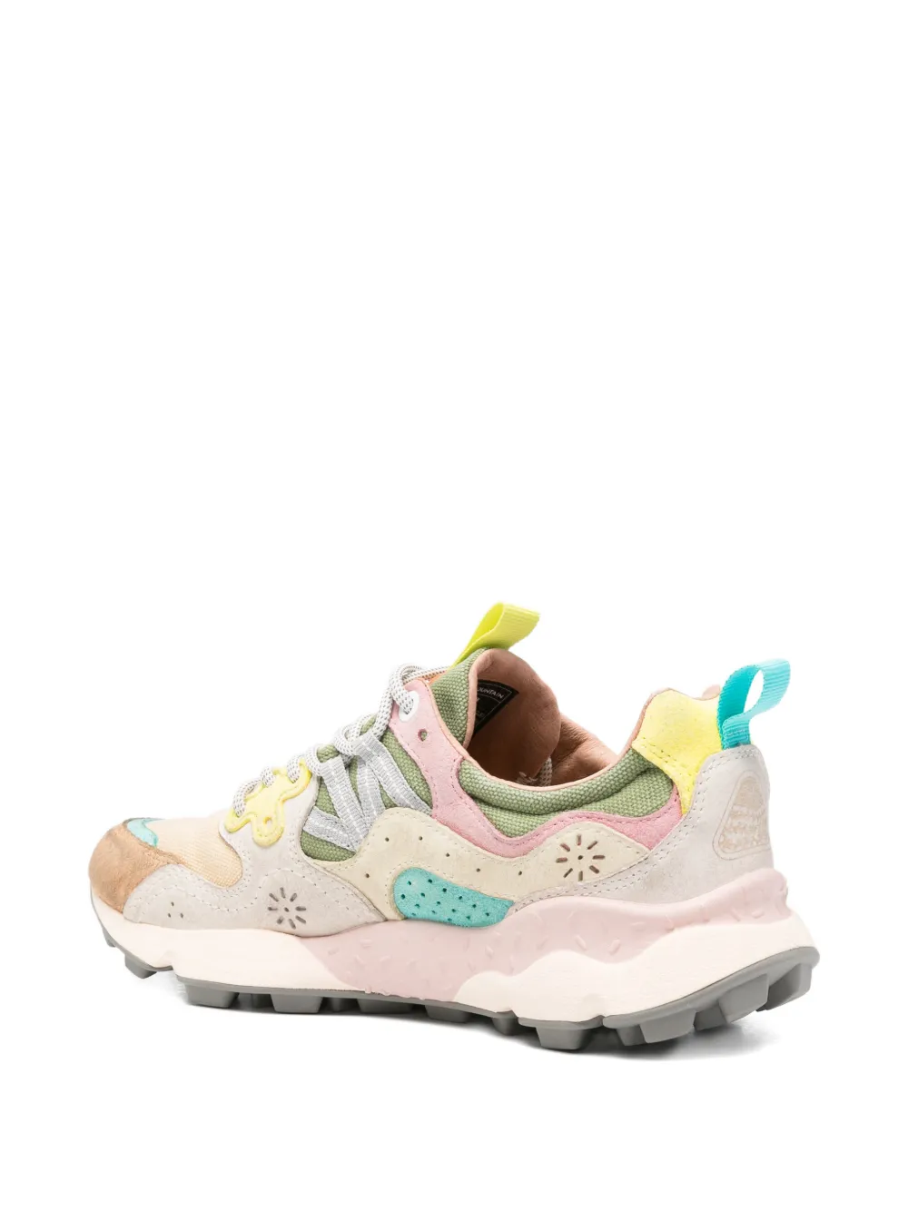 FLOWER MOUNTAIN Yamano 3 lace-up sneakers Beige