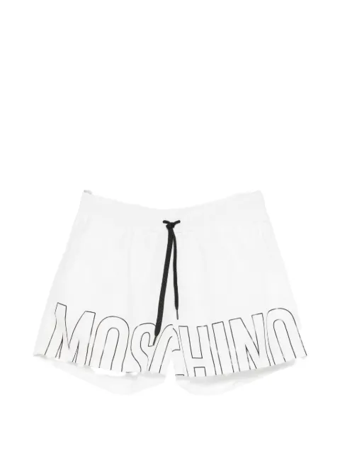 Moschino logo-print swim shorts
