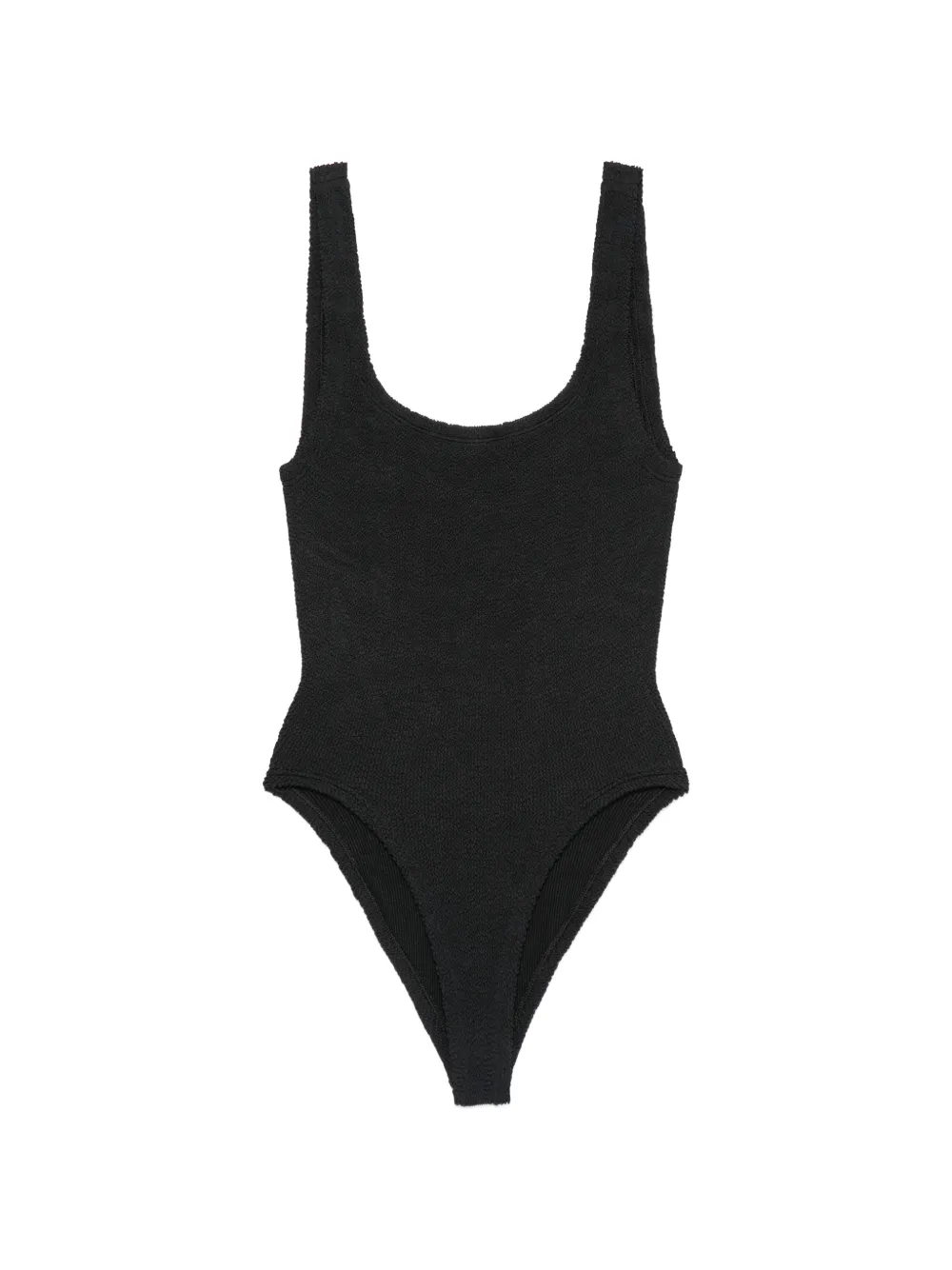 Hunza G square-neck swimsuit - Black