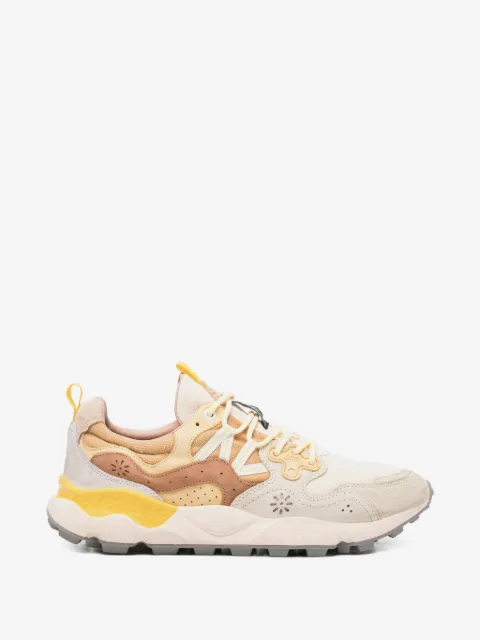 FLOWER MOUNTAIN Yamano 3 perforated panelled sneakers