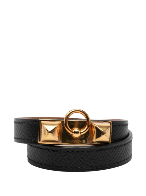 Hermès Pre-Owned 2015 Epsom Rivale Double Tour Bracelet costume bracelet