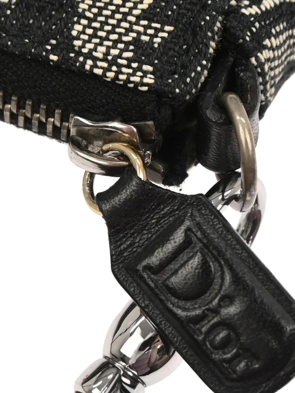 Christian Dior Pre-Owned 2003 schoudertas met Trotter patroon Zwart