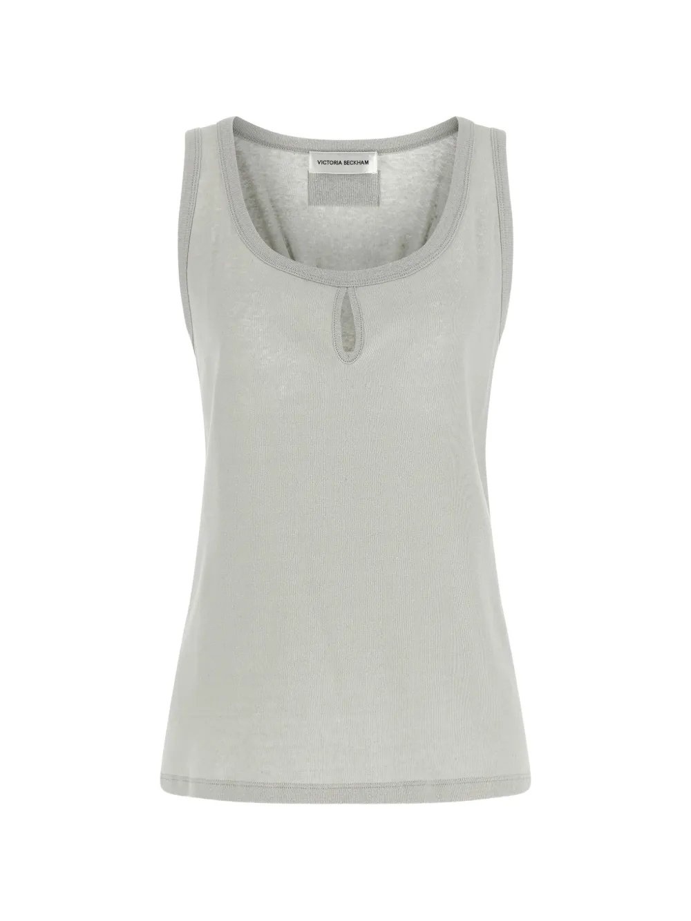 Victoria Beckham scoop-neck cut-out tank top - Grigio