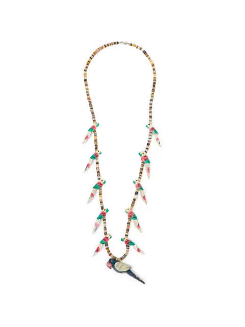 BLAKLACE bird beaded necklace
