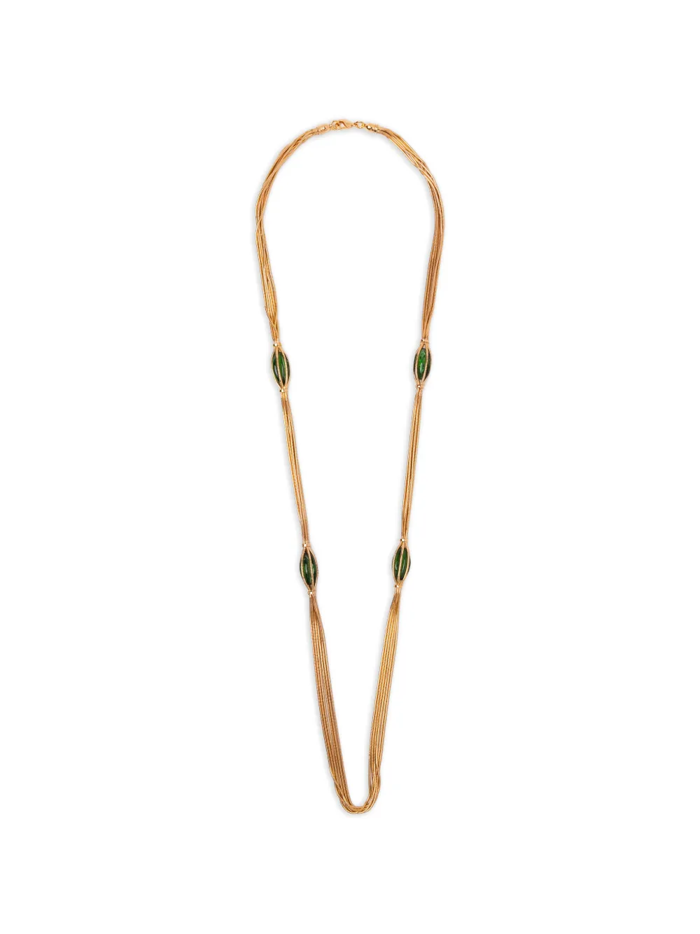 BLAKLACE precious metals beaded necklace - Rosa