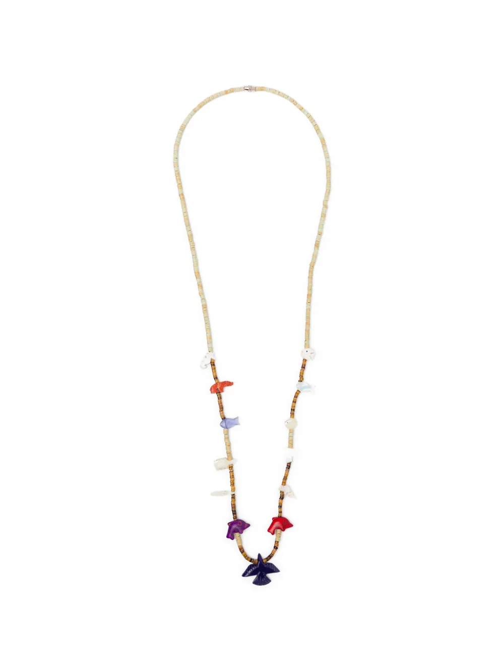 BLAKLACE beaded charm necklace