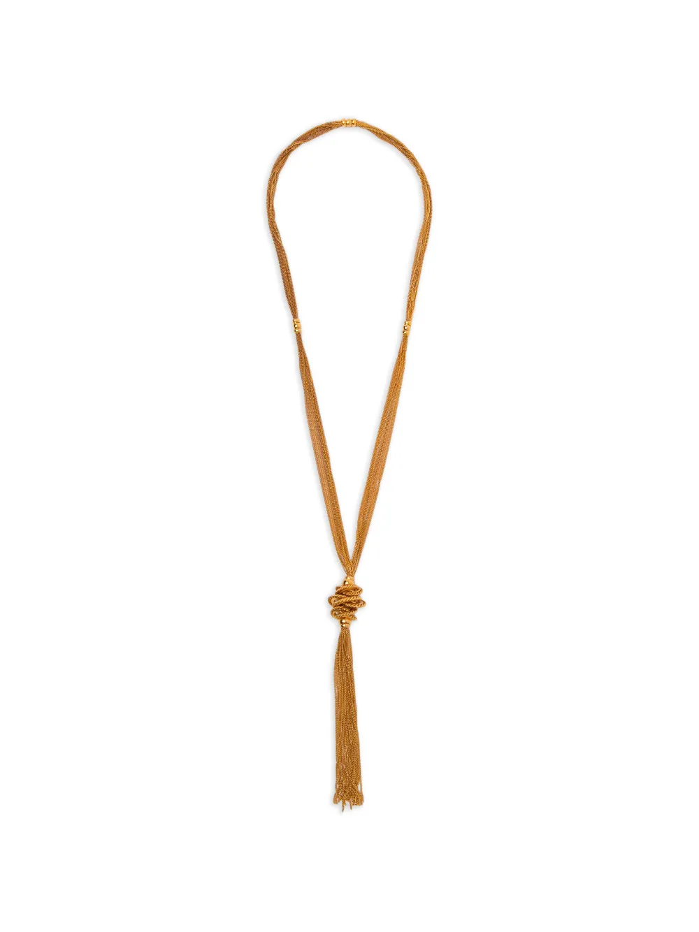 BLAKLACE tassel necklace - Oro