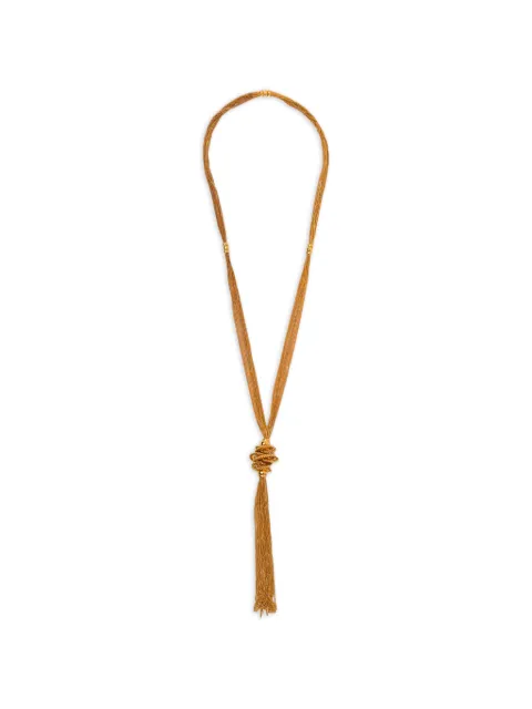 BLAKLACE tassel necklace