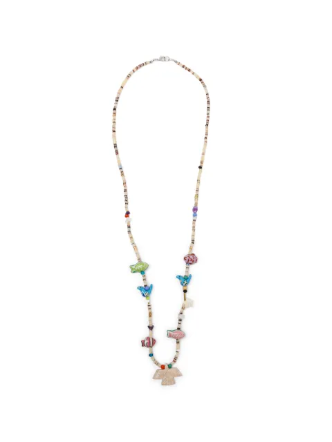 BLAKLACE animal charm beaded necklace