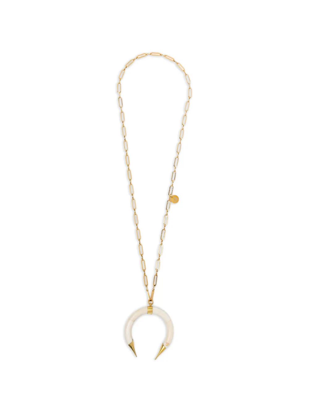 BLAKLACE horseshoe pendant necklace - Oro