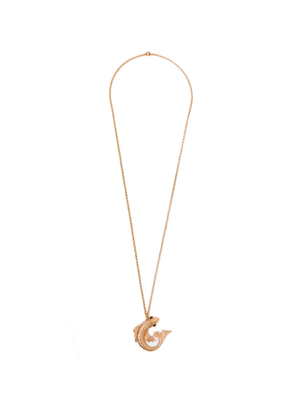 BLAKLACE fish pendant necklace - Rosa