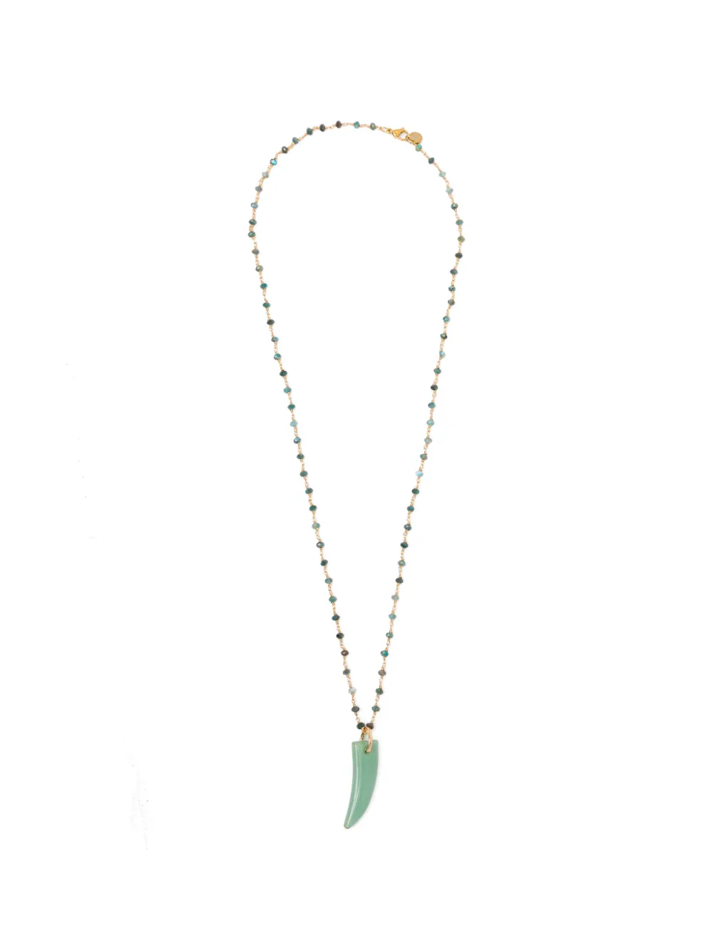 BLAKLACE beaded gem necklace - Oro