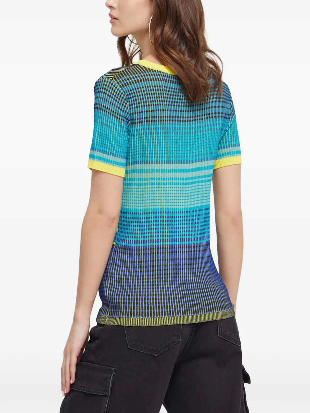 Desigual T-shirt met korte mouwen Blauw