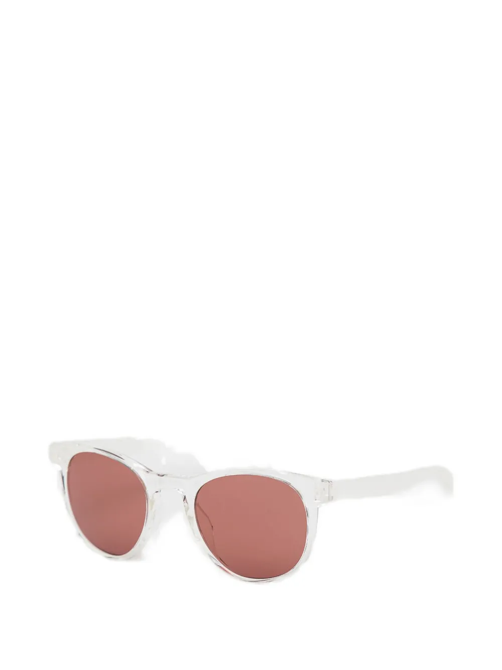 Nike Zonnebril met rond montuur Wit
