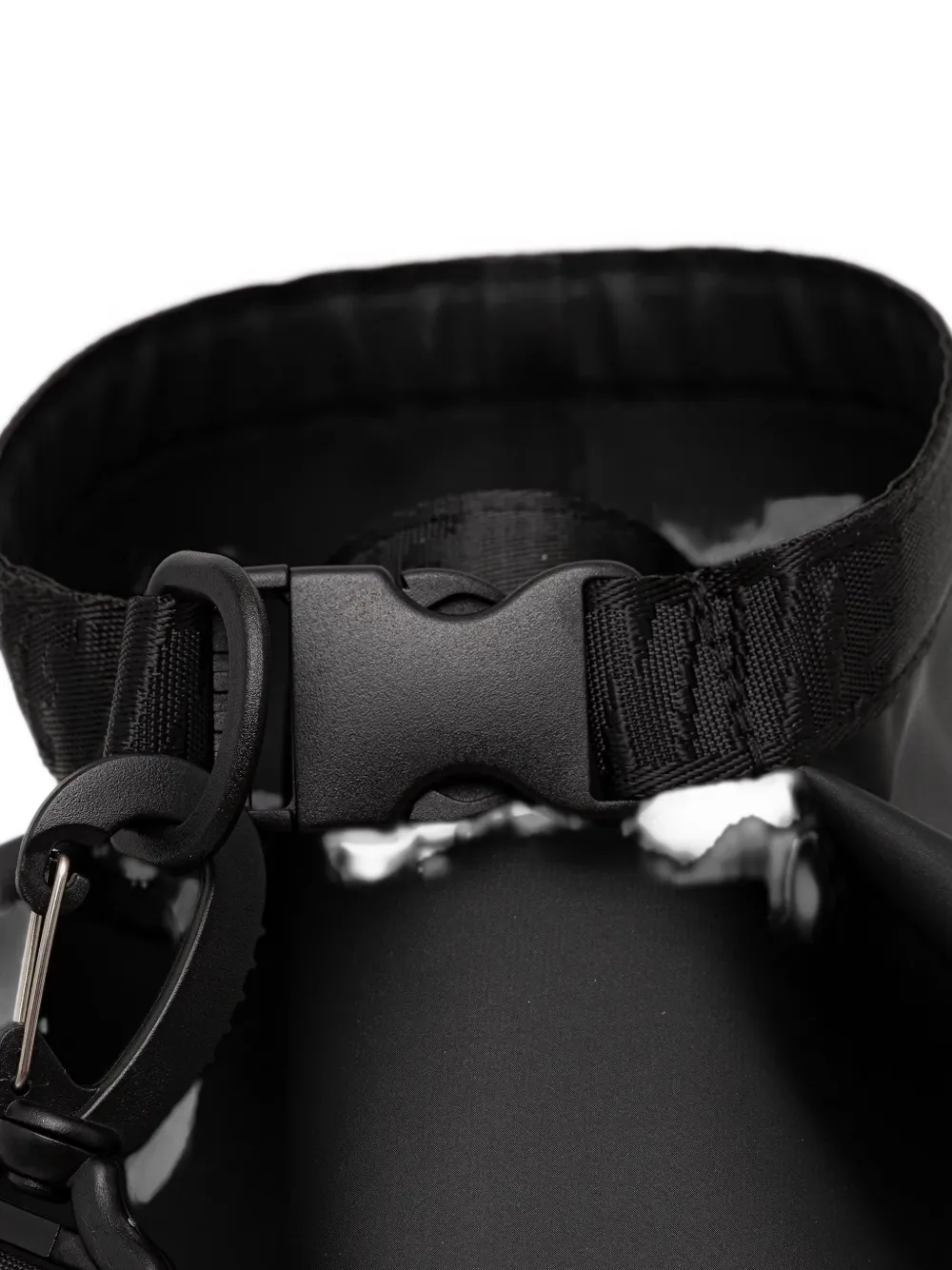 Nike Swim logo-strap dry bag Zwart