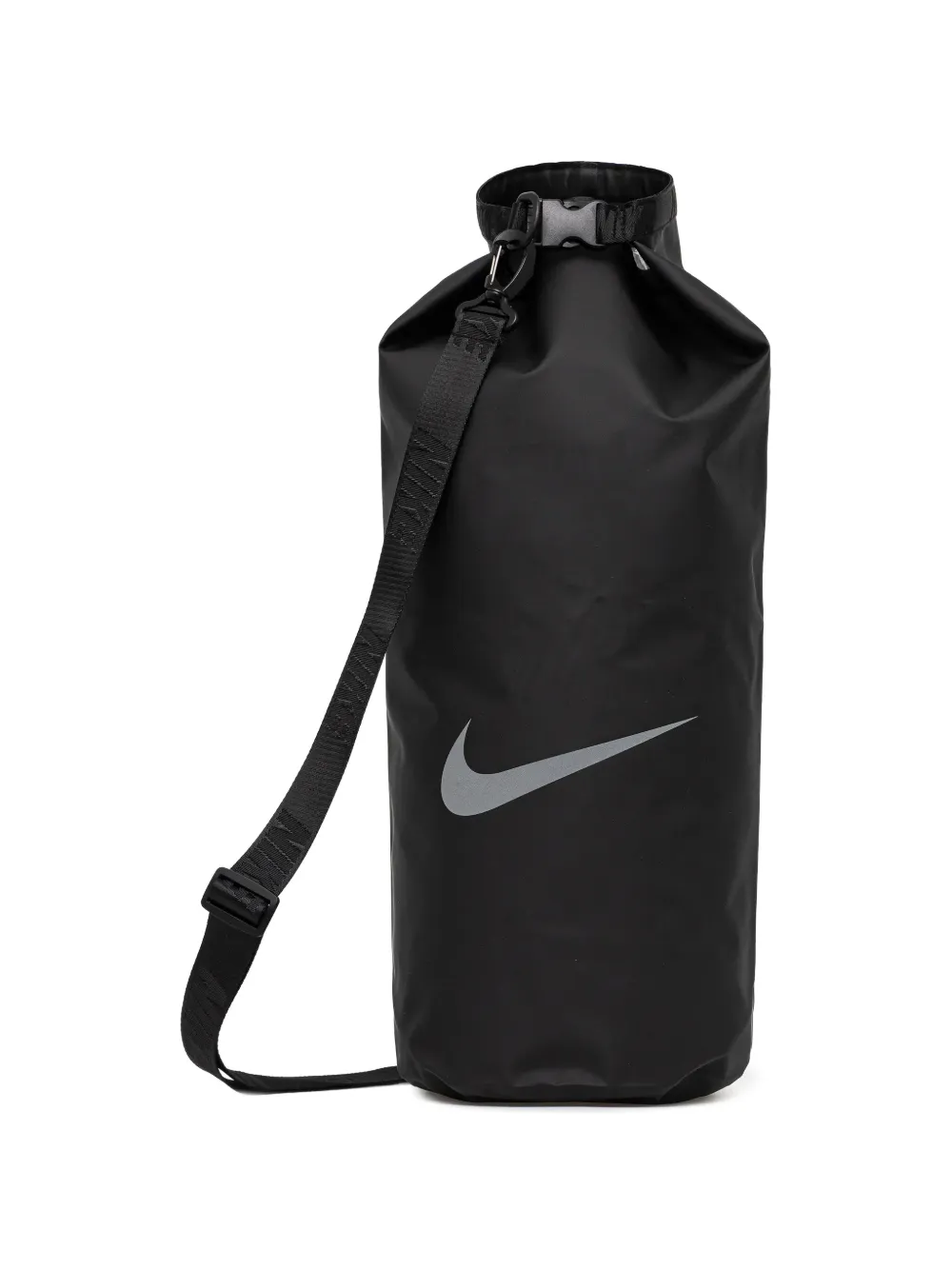 Nike Swim logo-strap dry bag Zwart