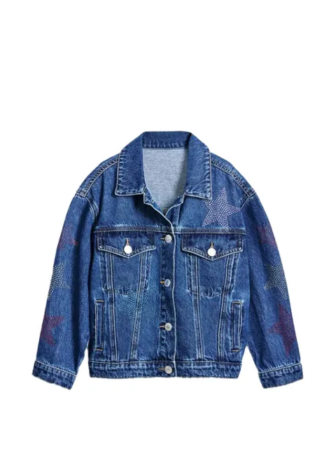 Desigual star-embellished denim jacket