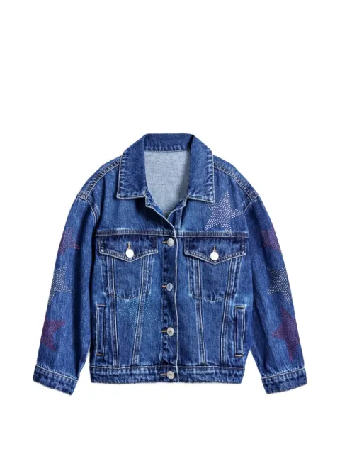 Desigual star-embellished denim jacket