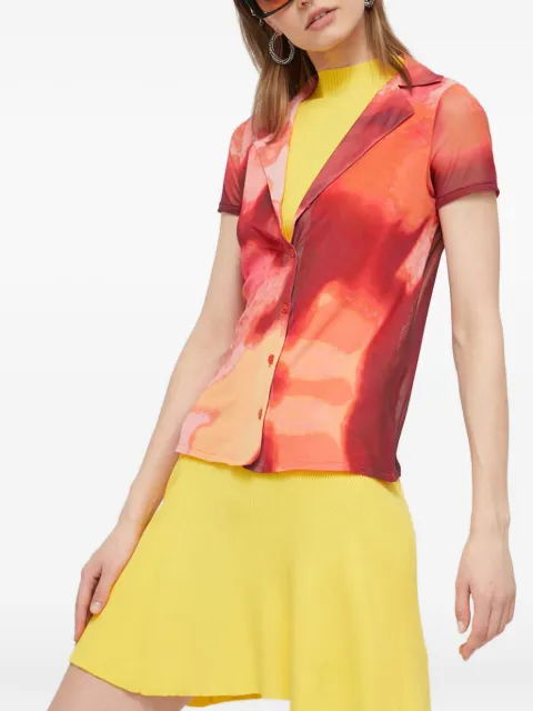 Desigual short-sleeved printed blouse