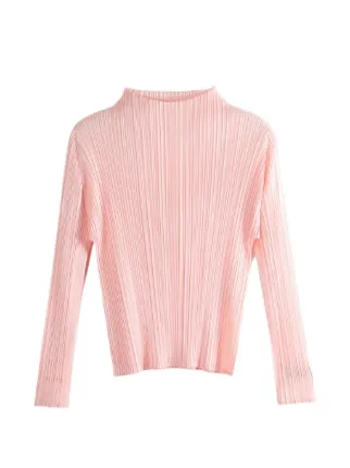 Pleats Please Issey Miyake Pleated Top | Pink | FARFETCH OM