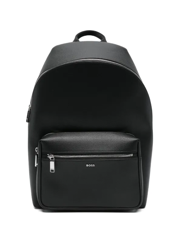 BOSS バックパック　黒 BOSS ジップ バックパック | ブラック | FARFETCH JP