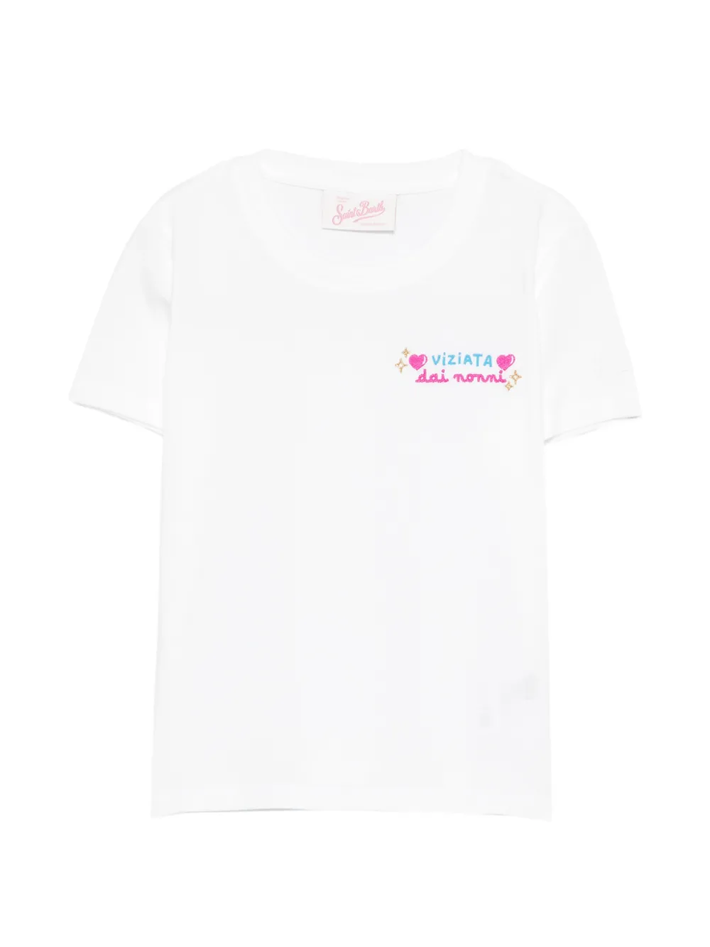 MC2 Saint Barth Kids Elly T-shirt - Bianco