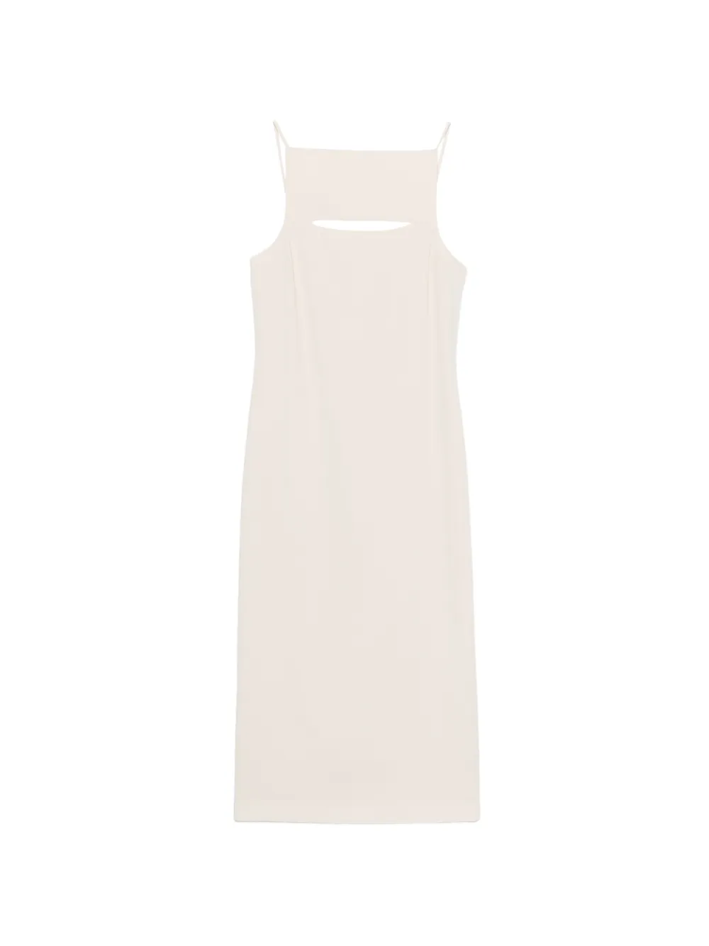 Patrizia Pepe sleeveless midi dress - Toni neutri