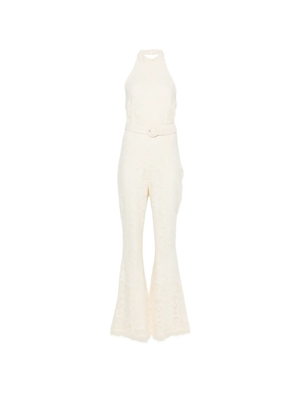 TWINSET belted jumpsuit - Toni neutri