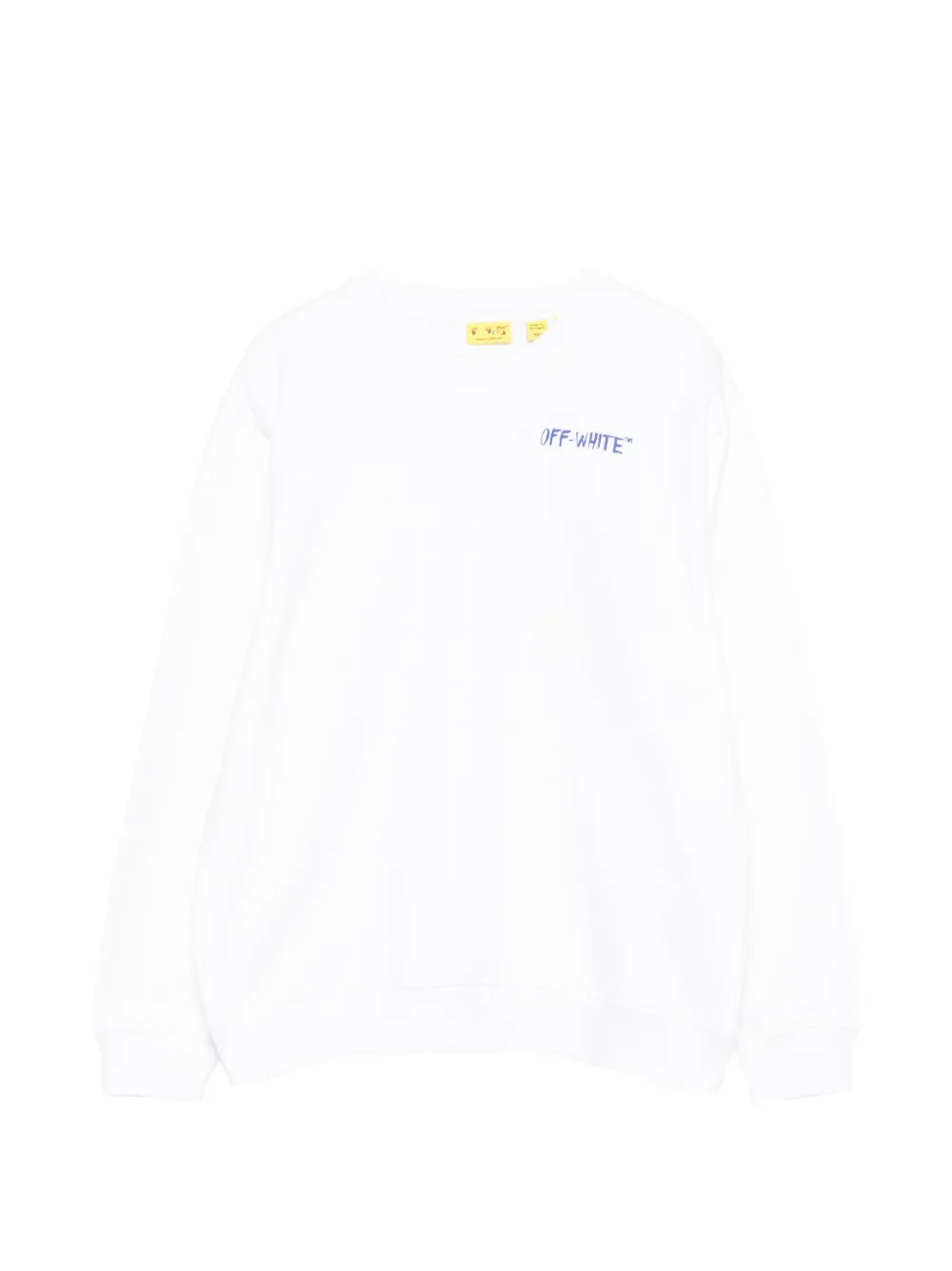 Off-White Kids crew-neck graphic sweatshirt - Bianco