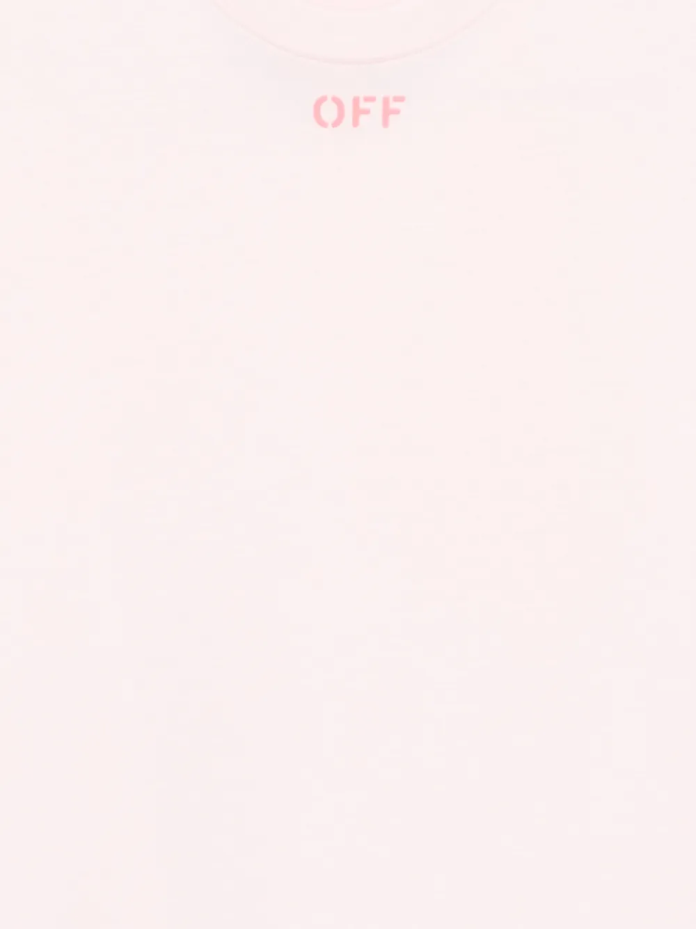 Off-White Kids T-shirt met V-hals Roze
