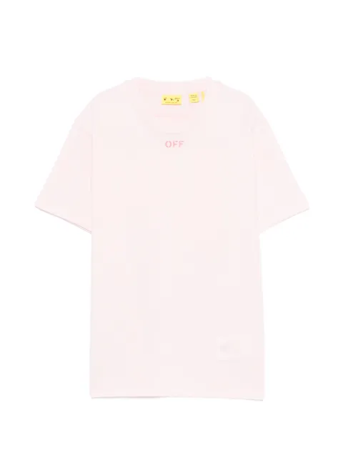 Off-White Kids camiseta con logo estampado