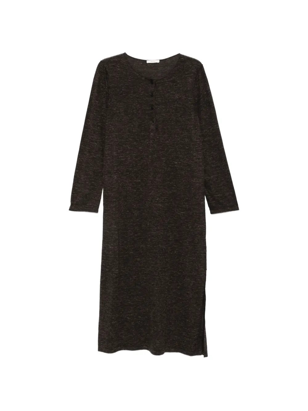 The Row Niam long-sleeve midi dress - Braun