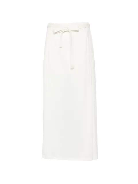 TOTEME tie-waist midi skirt