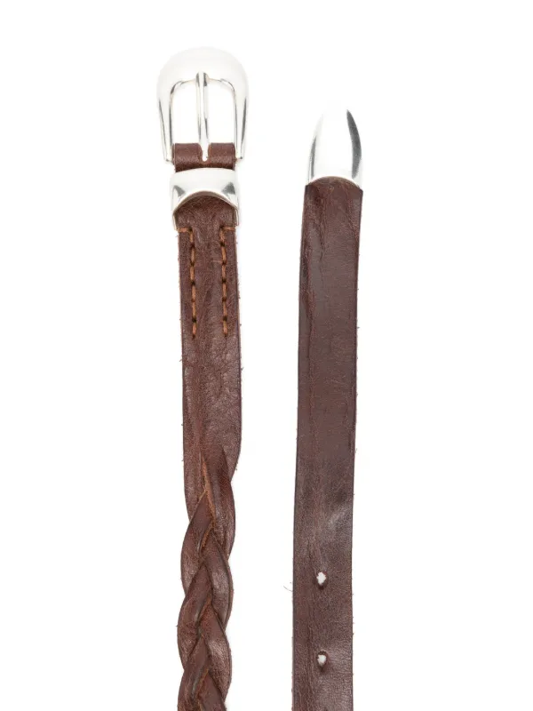 OUR LEGACY Braided Belt | Brown | FARFETCH