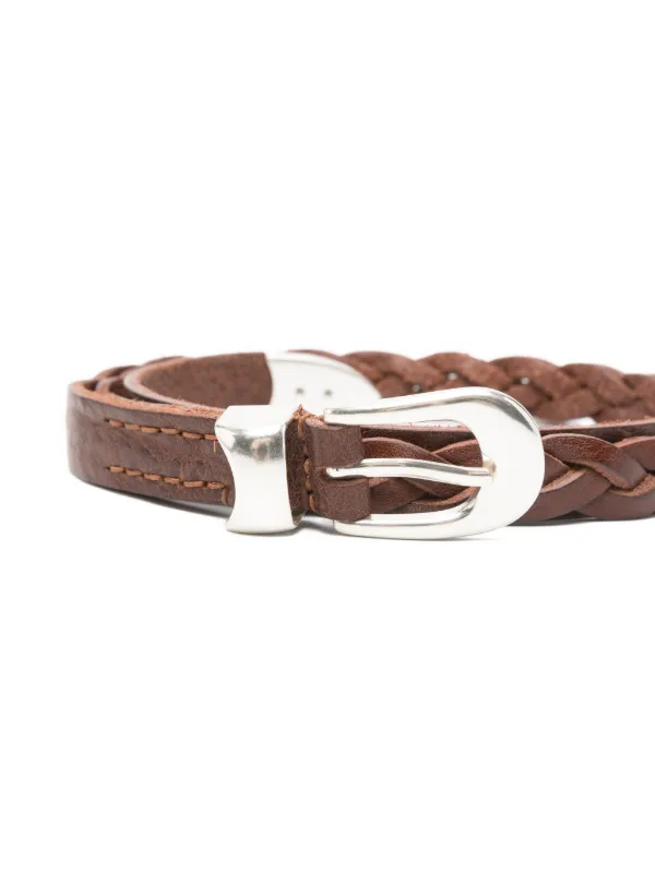 OUR LEGACY Braided Belt | Brown | FARFETCH