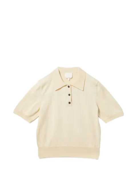 A.P.C. polo à logo brodé
