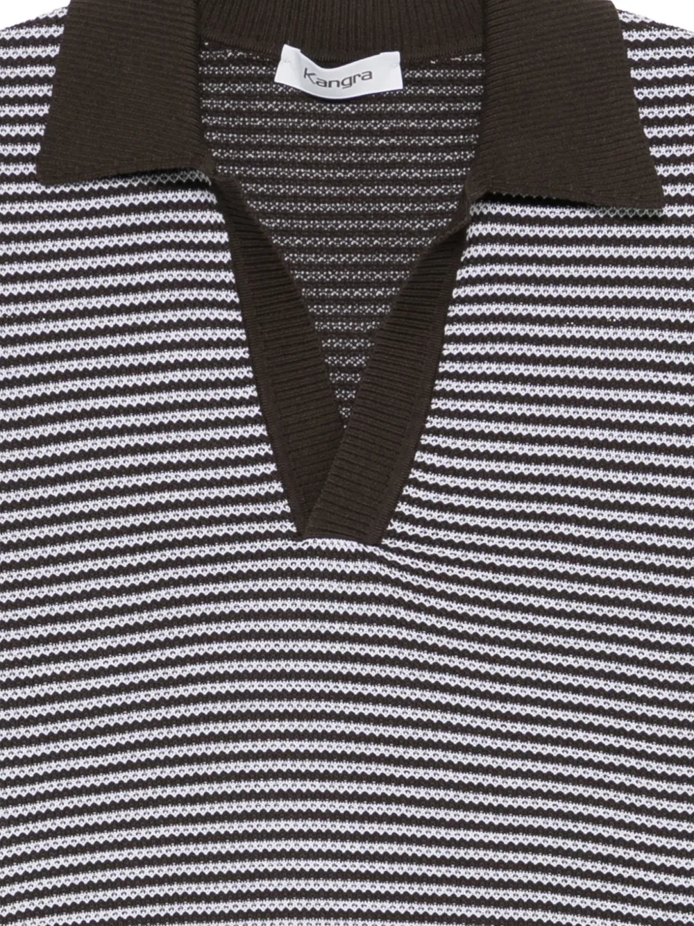 Kangra Gestreept T-shirt Bruin