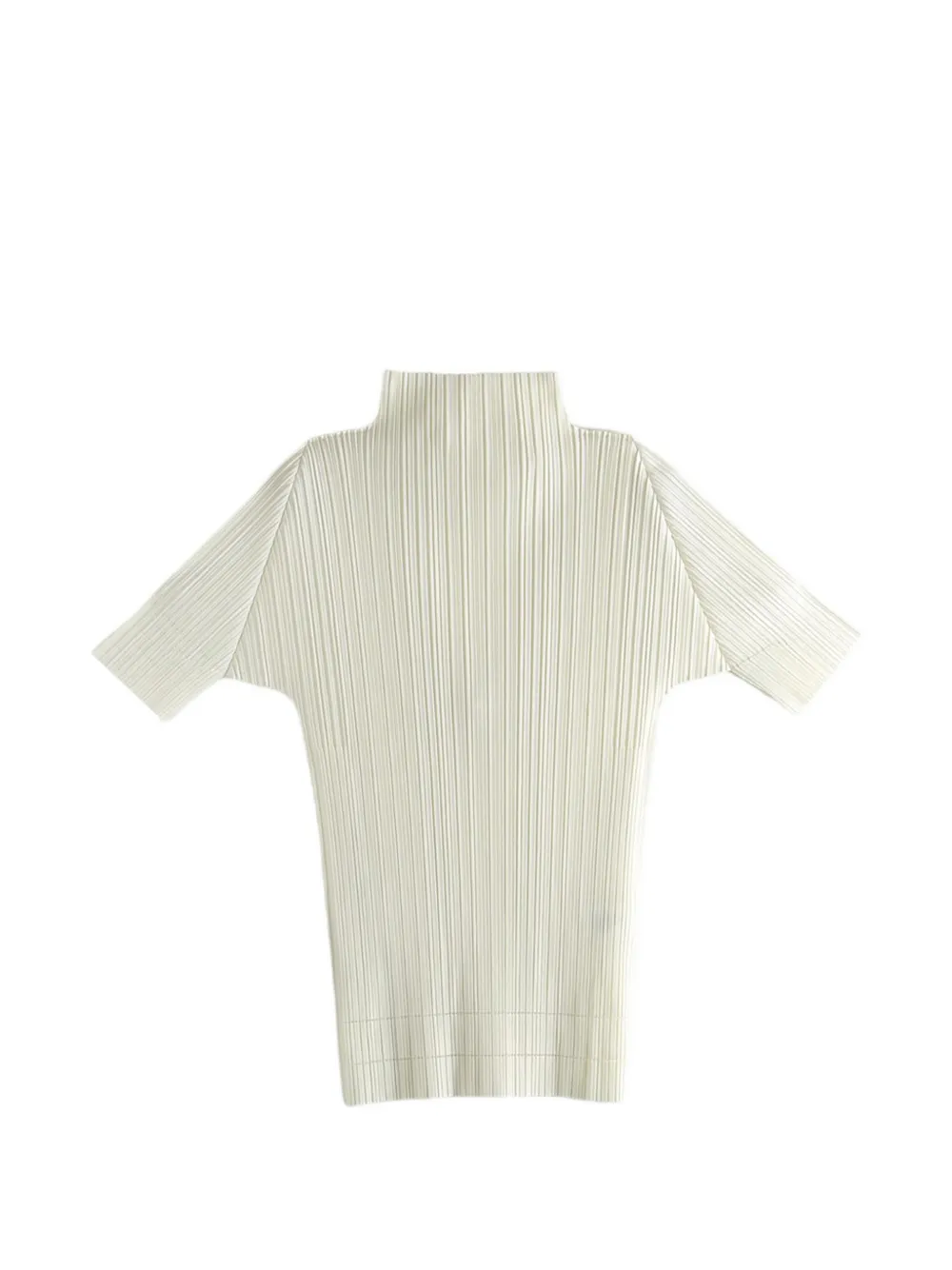 Pleats Please Issey Miyake pleated top - Bianco